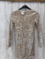 Preview: Mango Kleid  Gr. 134  silber Pailetten 
