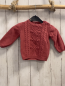 Preview:   Pullover  Gr. 74  altrosa Strick Zöpfe 