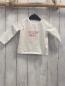 Preview: Kanz  Langarmshirt  Gr. 74  weiß Schrift mit Herzballon 