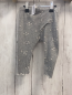 Preview: Zara  Leggings  Gr. 80  grau Rippen Blumen 