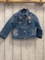 Preview:   Jeansjacke  Gr. 80  blau gestickte Blumen 