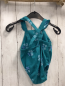 Preview: Carter´s  Playsuit  Gr. 68  petrol Struktur Blumen 