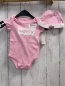Preview: neu Levis 2tlg  Body + Mütze  Gr. 68  rosa Schrift 