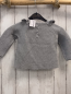Preview: Sergent Major  Pullover  Gr. 74  grau mit silber Glitzer Strick Tierkopf Rüschenbund 