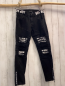 Preview: LeeYoJeans  Hose  Gr. 44  schwarz jeans weiße Schrift 