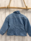 Preview:  Jeansjacke Gr. 110  blau Teddyfutter gestickte Blumen