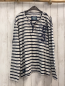 Preview: Camp David Langarmshirt Gr. XXXL grau blau gestreift