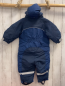 Preview: H&M  Winteroverall Gr. 74  blau + Streifen