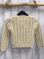 Preview: H&M  Strickjacke  Gr. 110  creme Lochmuster 
