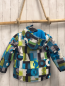Preview:  Skijacke Gr. 116  petrol weiß dunkelblau