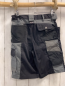 Preview: Engelbert Strauß  Shorts  Gr. 146/152  schwarz grau aufgesetzte Taschen 