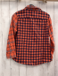 Preview: Wonder Natrion  Hemd  Gr. 152  orange blau weiß kariert 