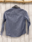 Preview: Tom Tailor  Hemd  Gr. 128  blau graue Aufnäher Brusttasche + Kragen 