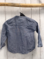 Preview: Sigikid Bluse  Gr. 86  grau hellgraue Streifen Blumen Schrift 