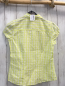 Preview: Benetton  Sommerbluse  Gr. 152  hellgrün weiß kariert 