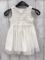 Preview:  Kleid  Gr. 74  weißes Häkeloberteil Tüllrock