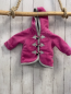 Preview: Mexx  Fleecejacke  Gr. 62  pink grauer Bund Kneblknöpfe 