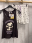 Preview: neu 2tlg  Top + Shorts  Gr. 158/164  braun Snoopy + weiß mit schwarzen Punkten 