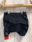 Preview: Cube  Radfahrershorts  Gr. 122/128  schwarz hellbauer roter Bund mit Polster 