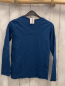 Preview:   Langarmshirt   Gr. 134/140  blau Pailettenherzen goldene Schrift 