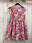 Preview: Lulurain Kleid Gr. 128  pink bunte Blumen