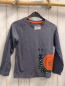 Preview:  Langarmshirt Gr. 122  grau Schnecke