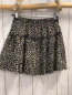 Preview: Zara  Rock Gr. 152  beige schwarz braun gemustert 