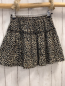 Preview: Zara  Rock Gr. 152  beige schwarz braun gemustert 