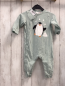 Preview: H&M  Schlafanzug  Gr. 74  mint Pinguin weiße Punkte 