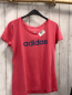 Preview: Adidas  T-Shirt  Gr. 140  rot blaue Glitzerschrift 