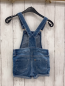Preview: H&M  Latzshorts  Gr. 104  blau Jeans bronze Knöpfe + Schnallen 