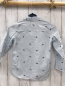 Preview: H&M Hemd Gr. 110  blau weiß gestreift Löwen