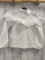 Preview: H&M  Bluse Gr. 116  weiß Rüschen an den Schultern 
