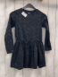Preview: Vertbaudet  Kleid  Gr. 116  schwarz bronze Glitzersterne 