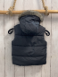 Preview: Little Ones  Weste  Gr. 86  grau Kapuze mit grauem Fellbund 