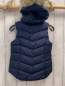 Preview: H&M  Weste  Gr. 122/128  blau Kapuze mit Fellbund 