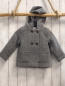 Preview: Mango Jacke  Gr. 98  grau 20 % Wolle Kapuze 