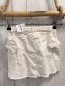 Preview: H&M  Shorts  Gr. 134  weiß Fransensaum Bund verstellbar 