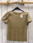 Preview: H&M  T-Shirt  Gr. 122  golden Rippen Glitzer 