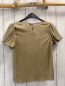 Preview: H&M  T-Shirt  Gr. 122  golden Rippen Glitzer 