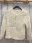 Preview: H&M  Strickjacke  Gr. 110  weiß flusig 