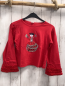 Preview: Oilily  Langarmshirt  Gr. 122  rot Flamencotänzerin Rüschensaum 
