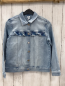Preview: neu H&M  Jeansjacke  Gr. 140  blau Rüschen 