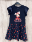 Preview: neu  Kleid  Gr. 116  blau Minnie Mouse Erdbeeren 