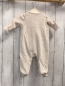 Preview: 2tlg Petit Beguin Body + Strampler Gr. 62  beige Schafskopf