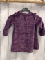 Preview: name it Kleid Gr. 80  lila Samt Glitzerstreifen 