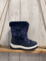 Preview: Cortina Winterboots Gr. 27  blau Plüschbund Herzen