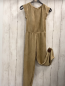 Preview: H&M  Playsuit Gr. 128  golden crincled mit Glitzer 