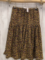 Preview: Zara  Rock  Gr. 152  schwarz gelb bunte Blumen 
