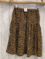 Preview: Zara  Rock Gr. 140  schwarz gelb bunte Blumen 